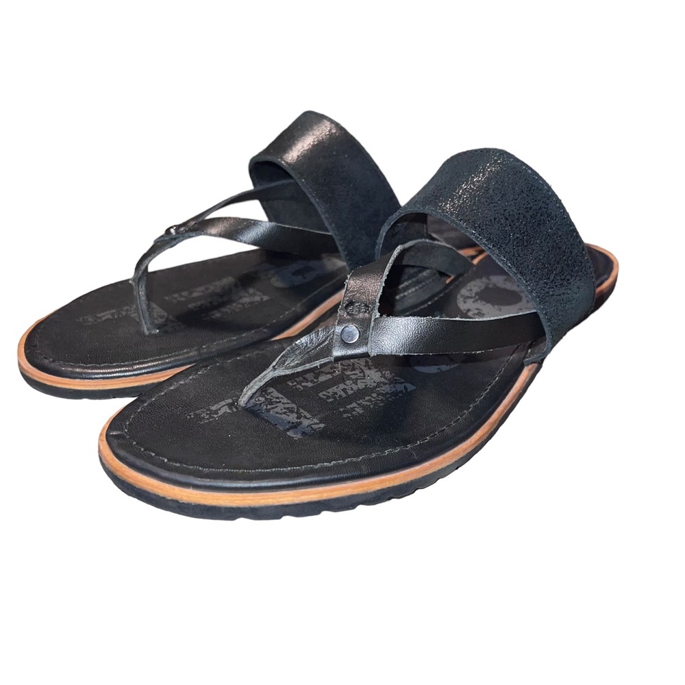 Sorel Ella Flip Black Sandals